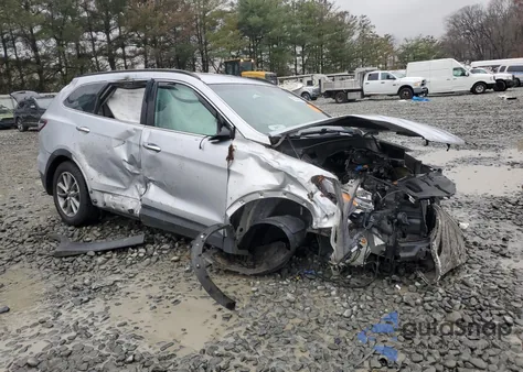 2017 Hyundai Santa Fe Se z USA, uszkodzony, nr VIN KM8SMDHF4HU256655